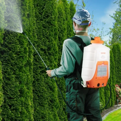 Baterijska leđna prskalica s podesivim tlakom 0–90 PSI i spremnikom od 12,1 litru
