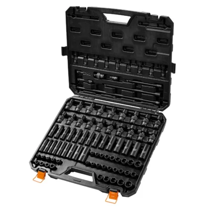 VEVOR 3/8″ udarni komplet nasadaka 90 kom (SAE + metrički)