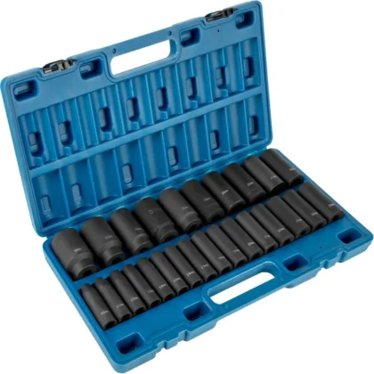 VEVOR 1/2″ udarni komplet nasadaka 26 kom (metrički 10–36 mm)