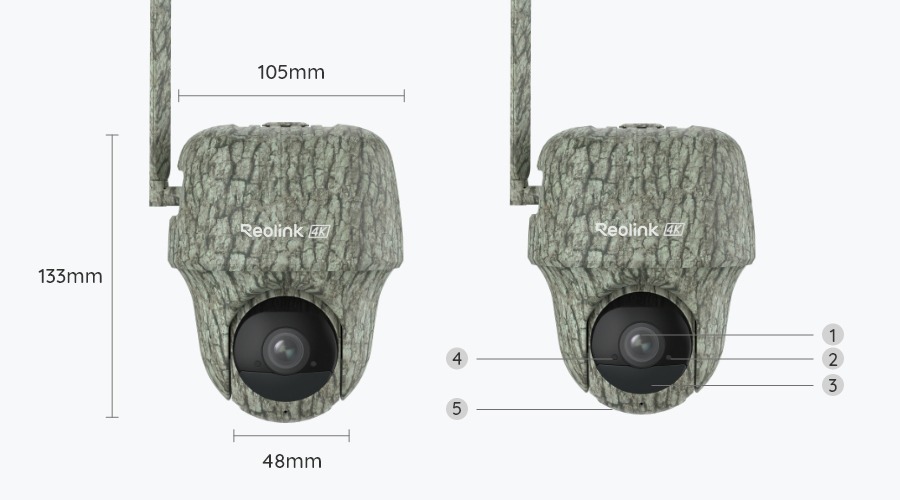 Reolink Go Ranger PT 4K 4G kamera za divlje životinje
