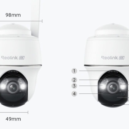 Reolink Go PT Ultra 4K 4G PT baterijska kamera