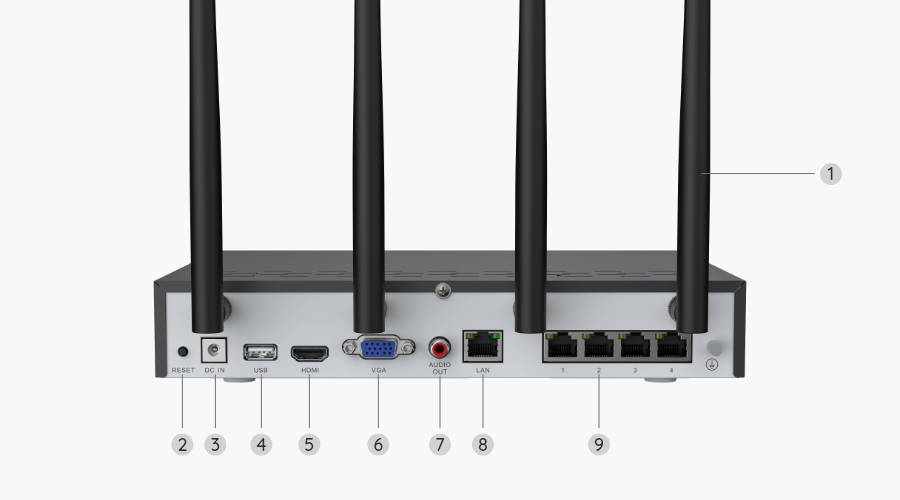 Reolink RLN12W Wi-Fi 6 NVR snimač s diskom 2 TB - Slika 2