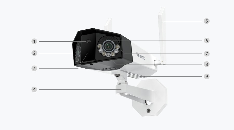 Reolink Duo 3 WiFi 16 MP panoramska Wi-Fi kamera