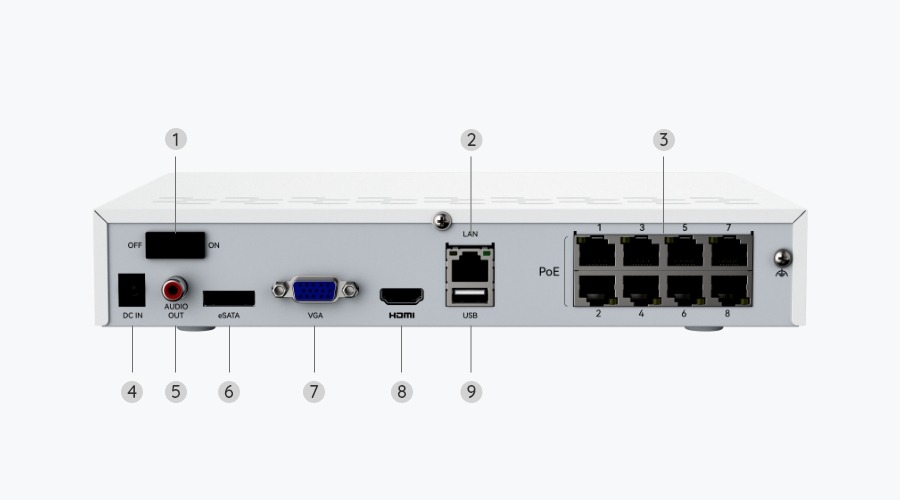Reolink RLN8-410 8-kanalni PoE NVR snimač - Slika 4