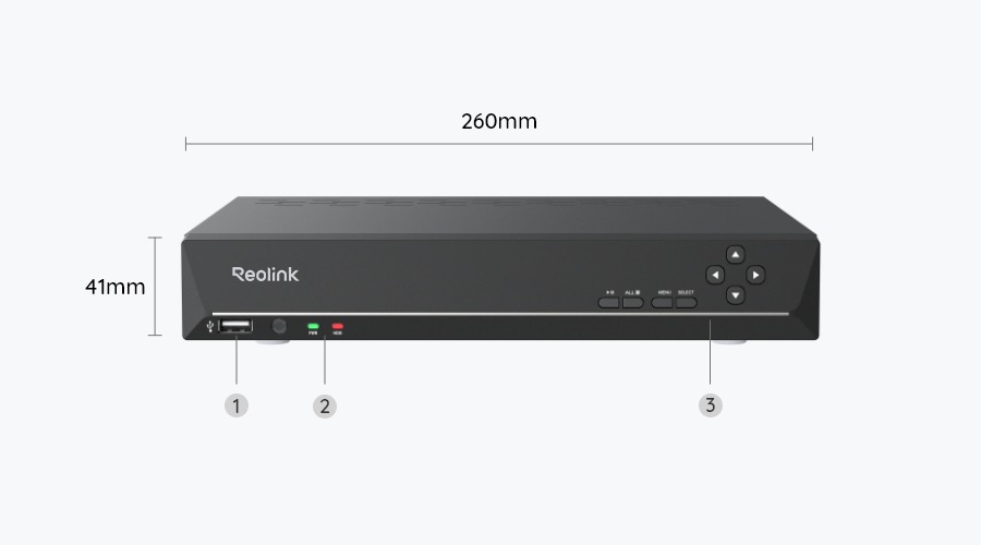 Reolink RLN8-410 8-kanalni PoE NVR snimač