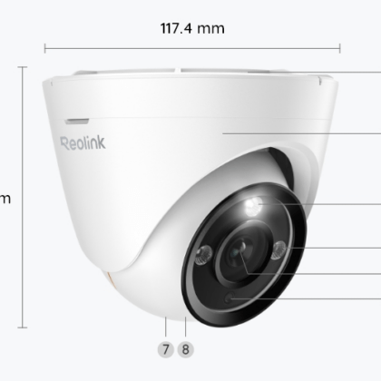 Reolink RLC-1224A 12 MP PoE kamera s reflektorom