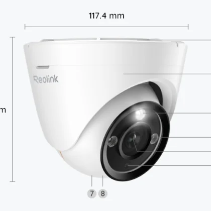 Reolink RLC-1224A 12 MP PoE kamera s reflektorom