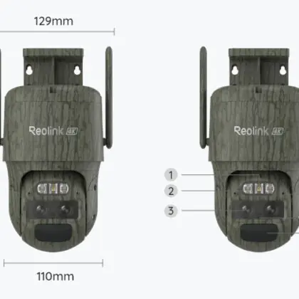 Reolink TrackMix LTE-C 4G kamera s dvostrukom lećom