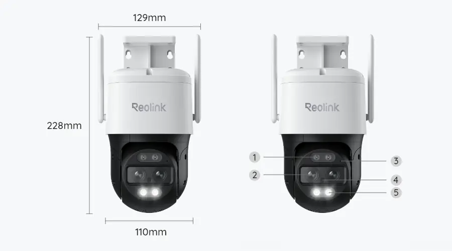 Reolink TrackMix WiFi 4K PTZ kamera s dvostrukom lećom
