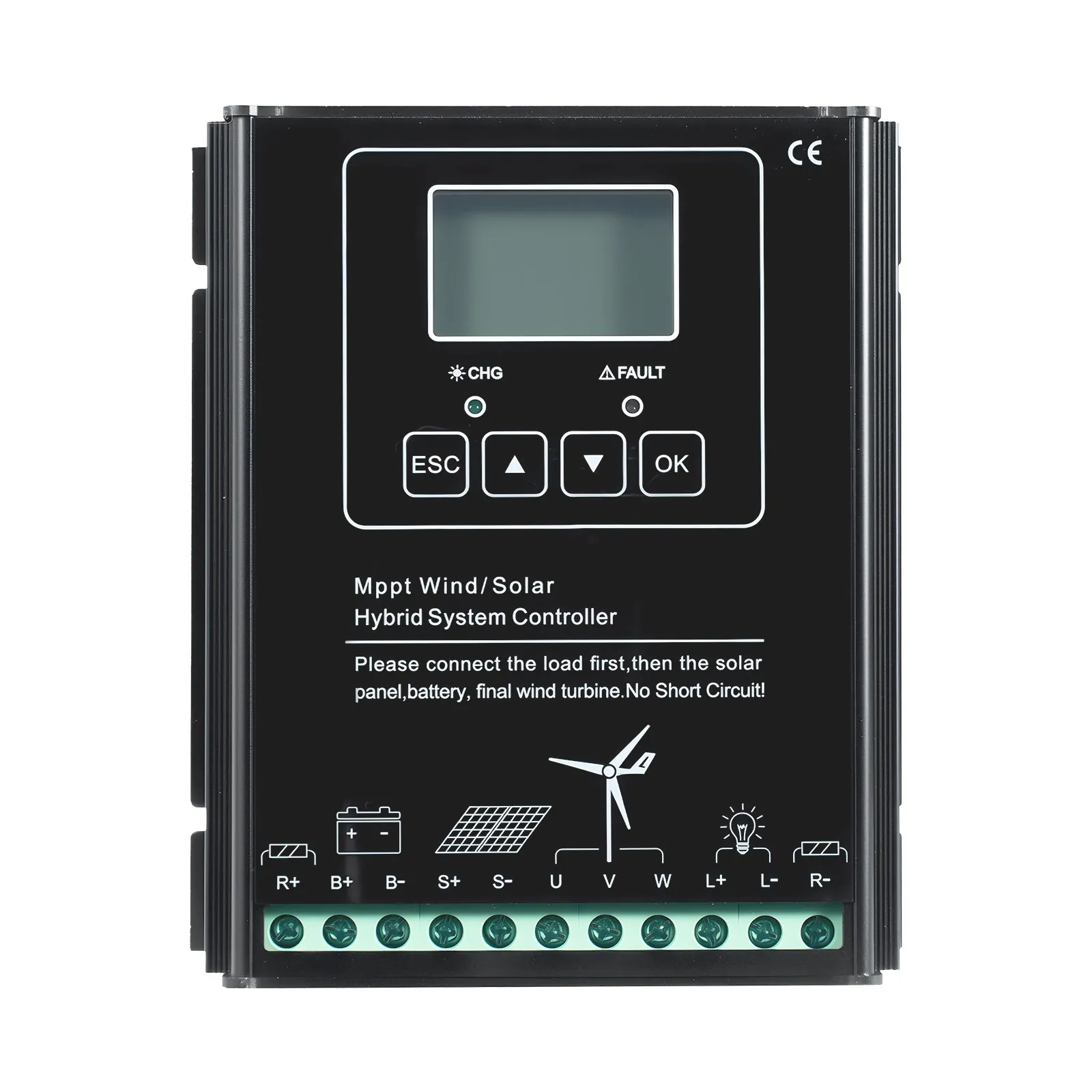 VEVOR 12 V 400 W solarno-vjetreni komplet s MPPT regulatorom - Slika 10