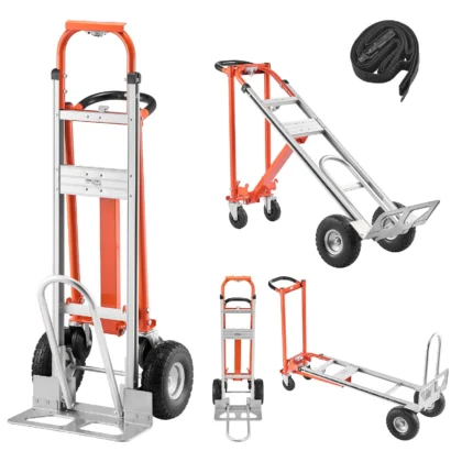 VEVOR 2243 transportna kolica 4 u 1, nosivost 453,6 kg