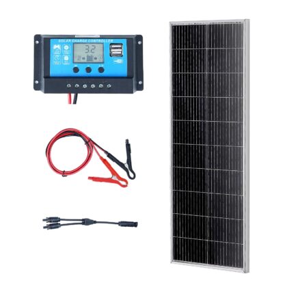 VEVOR S100 monokristalni solarni komplet 100 W 12 V
