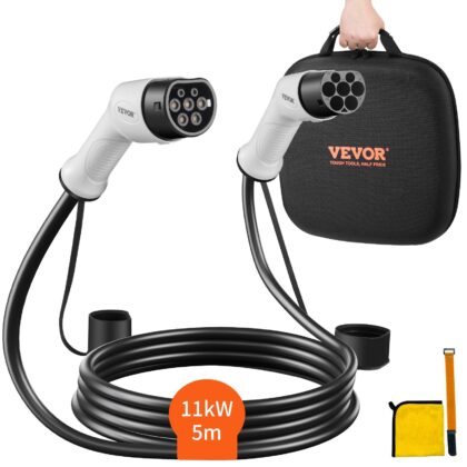 VEVOR kabel za punjenje vozila tip 2, 11 kW, 5 m