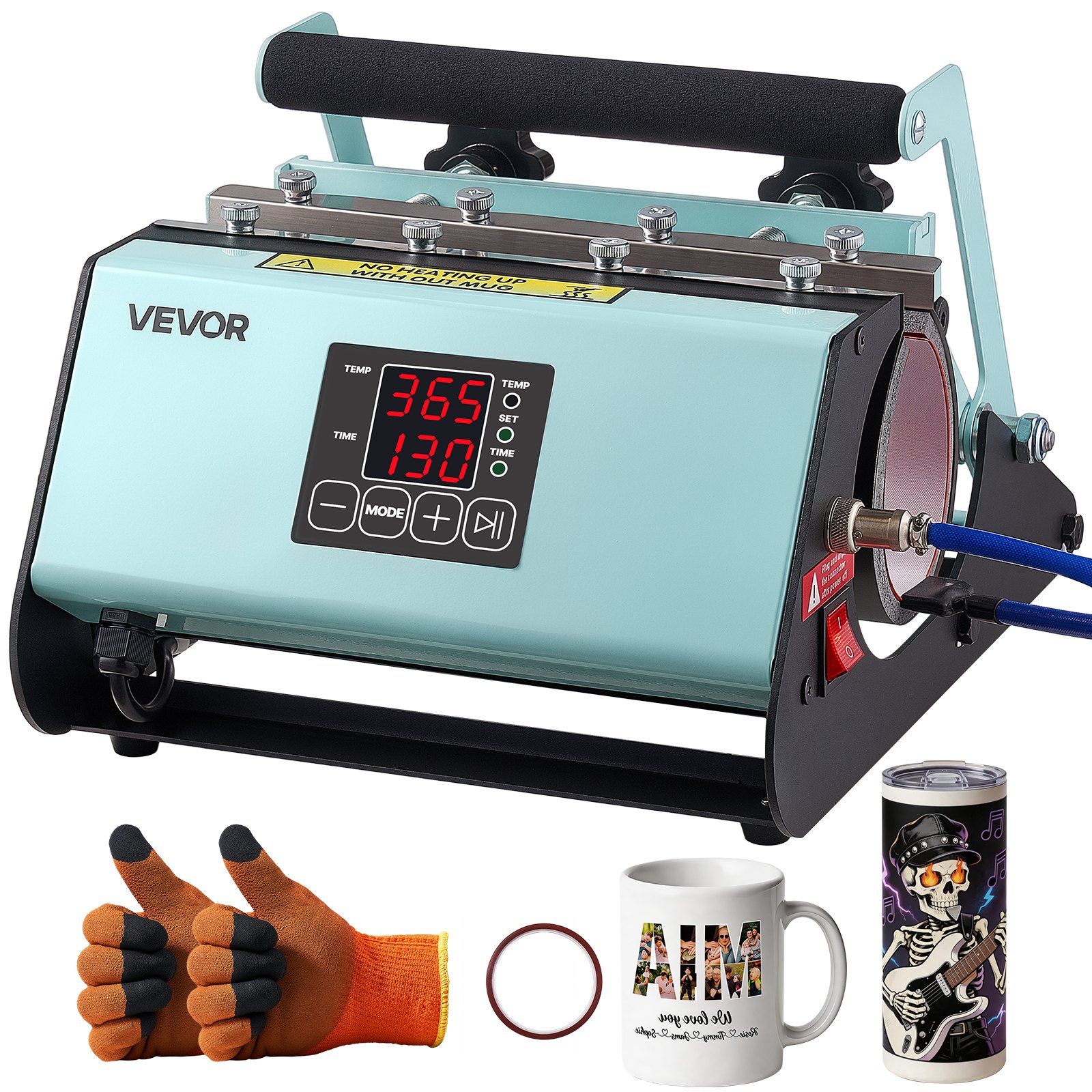 VEVOR TLK2730OZ-S termo preša za šalice do 887 ml