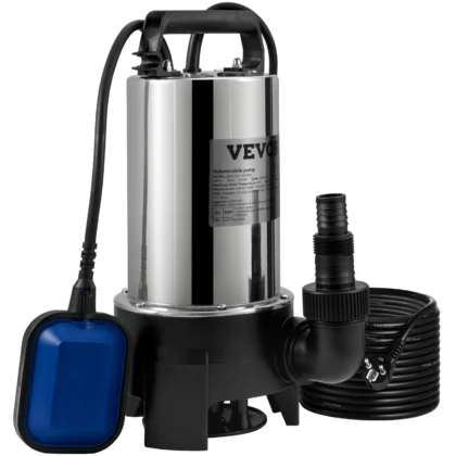 VEVOR QSB-2JH-1100B96 potopna pumpa 1100 W, 20.000 l/h