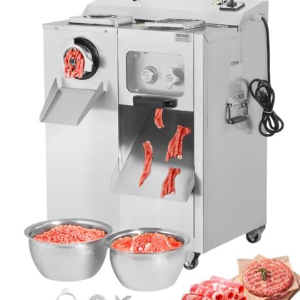 VEVOR JQ-7F profesionalni mlin za meso 1100 W, 6,4 kg/min