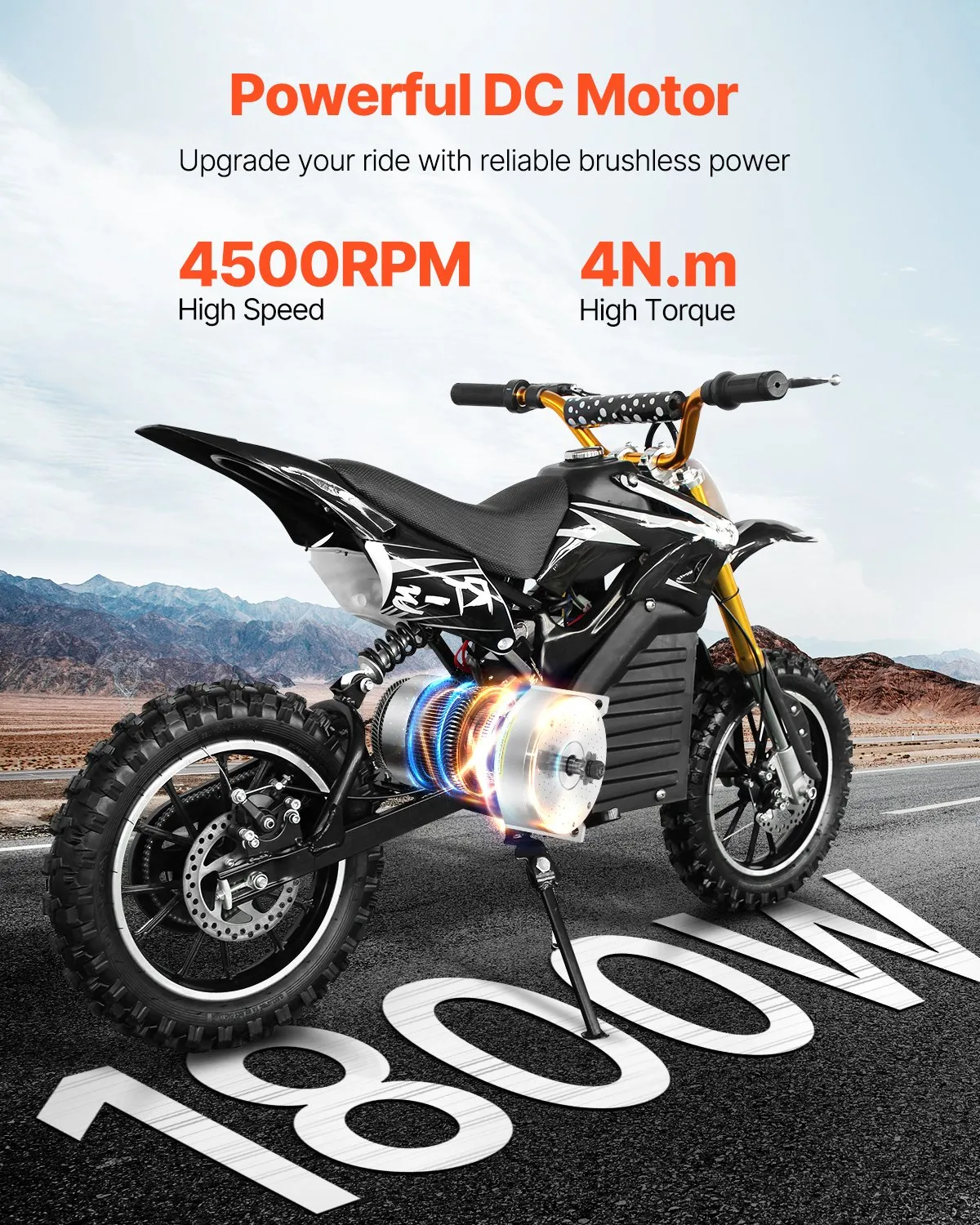 VEVOR komplet motora bez četkica 48 V 1800 W JZ48V1800W - Slika 2