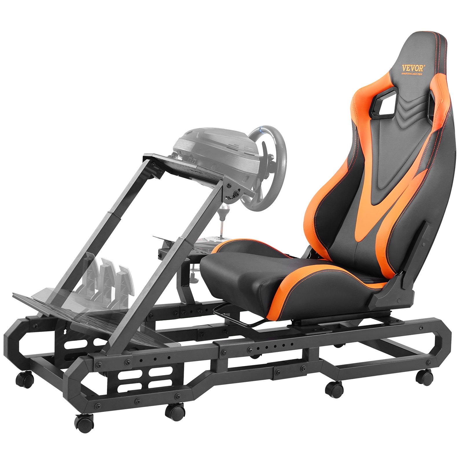 VEVOR HC-P06 trkaći kokpit za Logitech, nosivost 150 kg - Slika 11