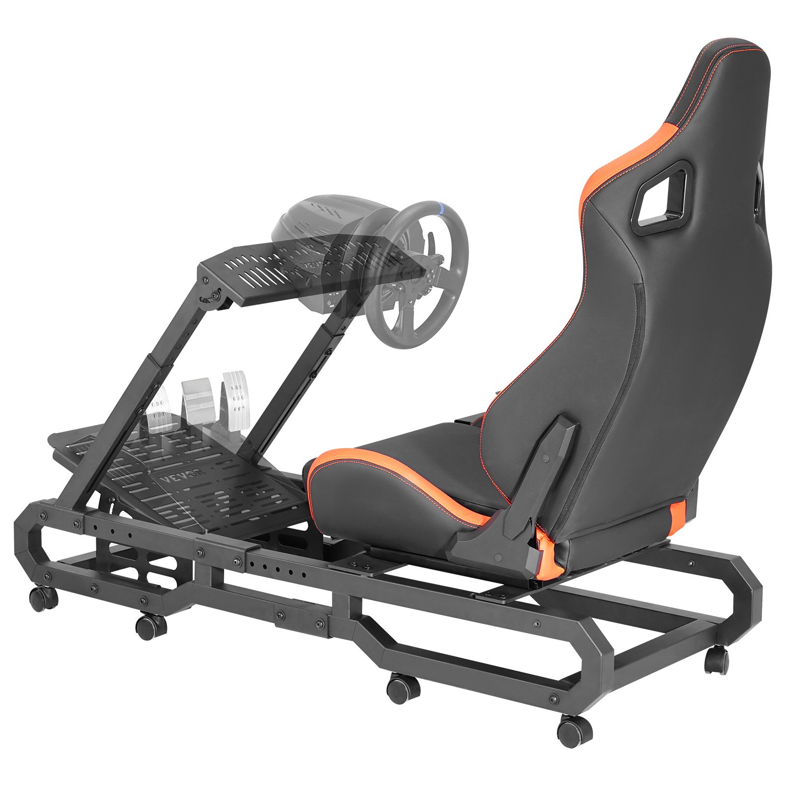 VEVOR HC-P06 trkaći kokpit za Logitech, nosivost 150 kg - Slika 12