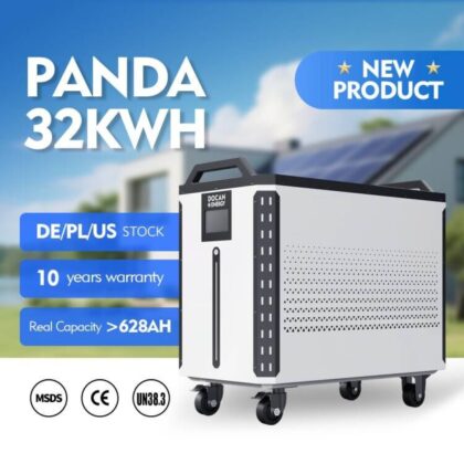 Docan Panda 32 kWh LiFePO4 paket baterija 51,2 V 628 Ah