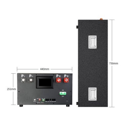 Apexium DIY 48 V metalno kućište s JK 200 A BMS-om za 280 Ah