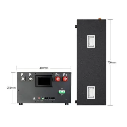 Apexium DIY 48 V metalno kućište s JK 200 A BMS-om za 280 Ah