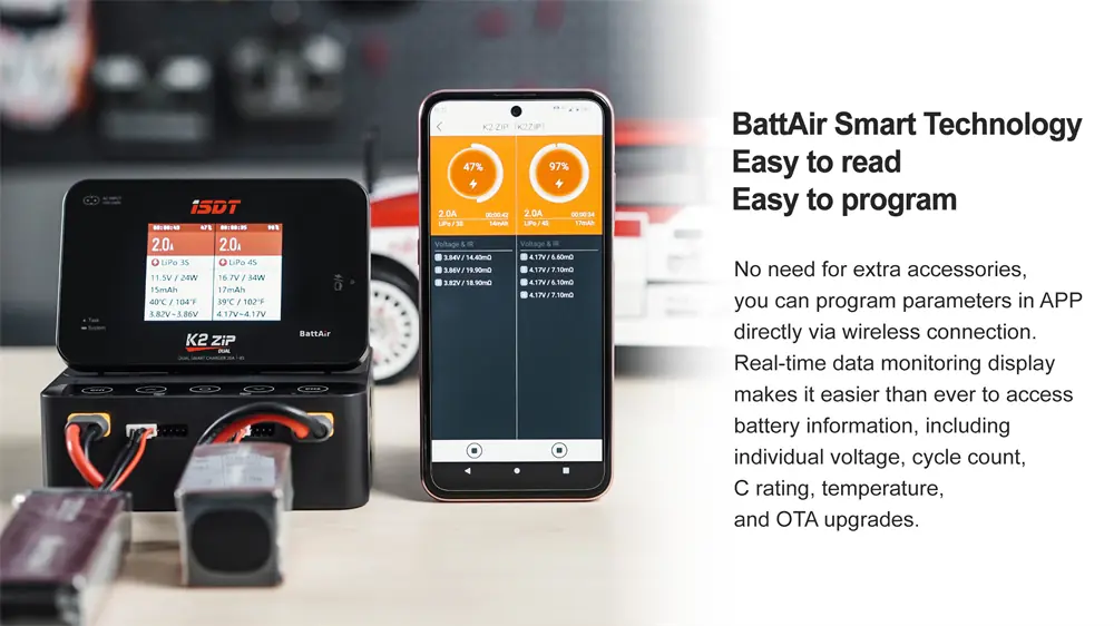 ISDT BattAir 2. gen. 7,4 V 900 mAh 2S LiPo baterija - Slika 17