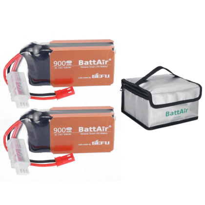 ISDT BattAir 2. gen. 7,4 V 900 mAh 2S LiPo baterija