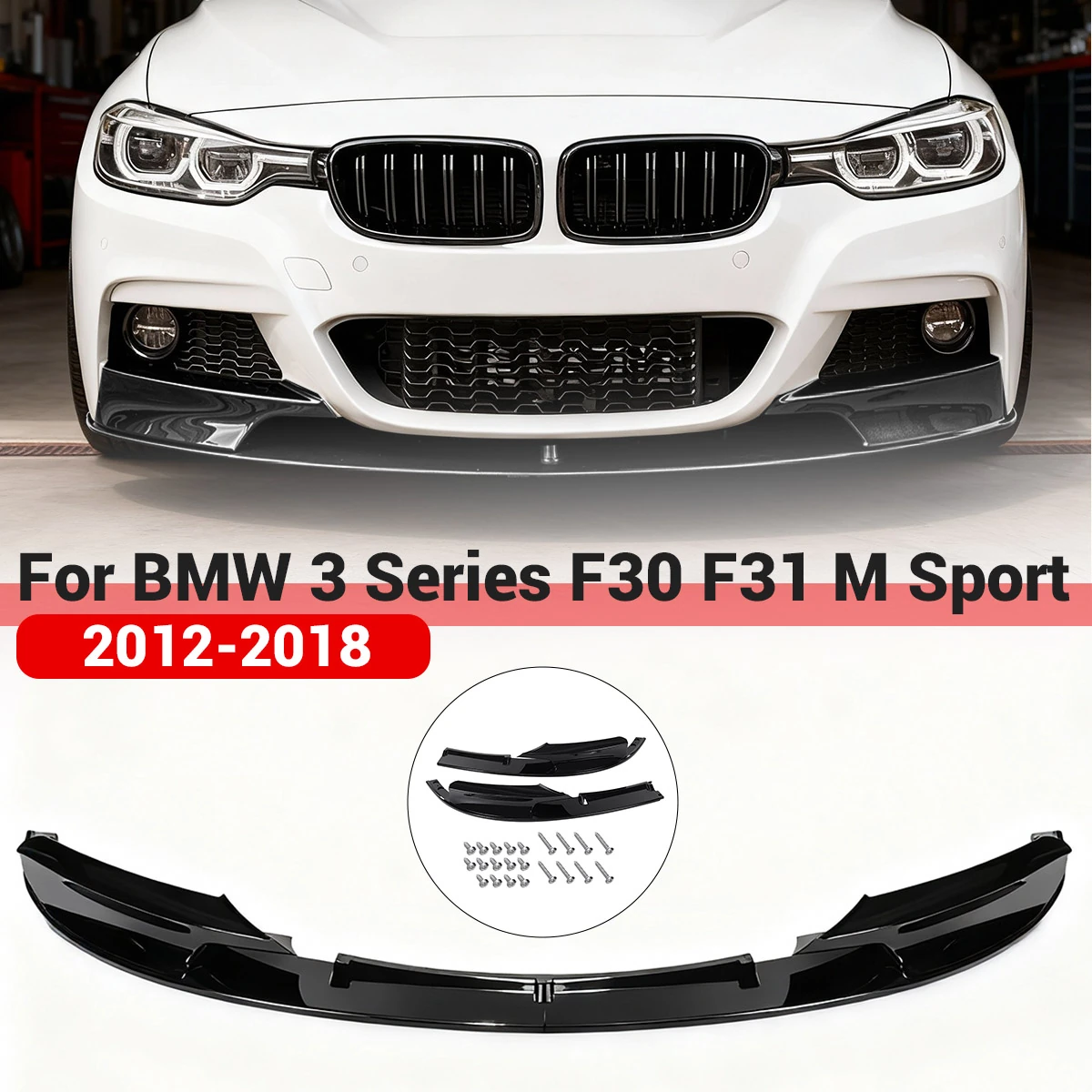 Karbonski prednji lip spojler za BMW 3 F30 F31 M Sport