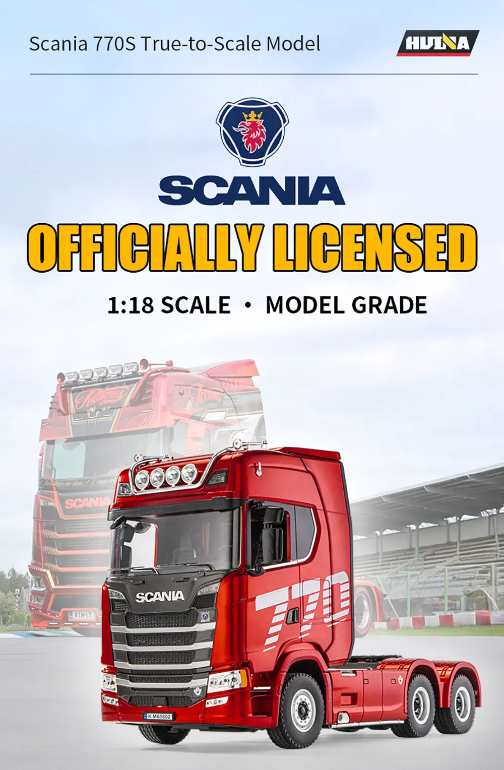 Huina 1501 Scania RC kamion 1:18, 19-kanalni - Slika 8