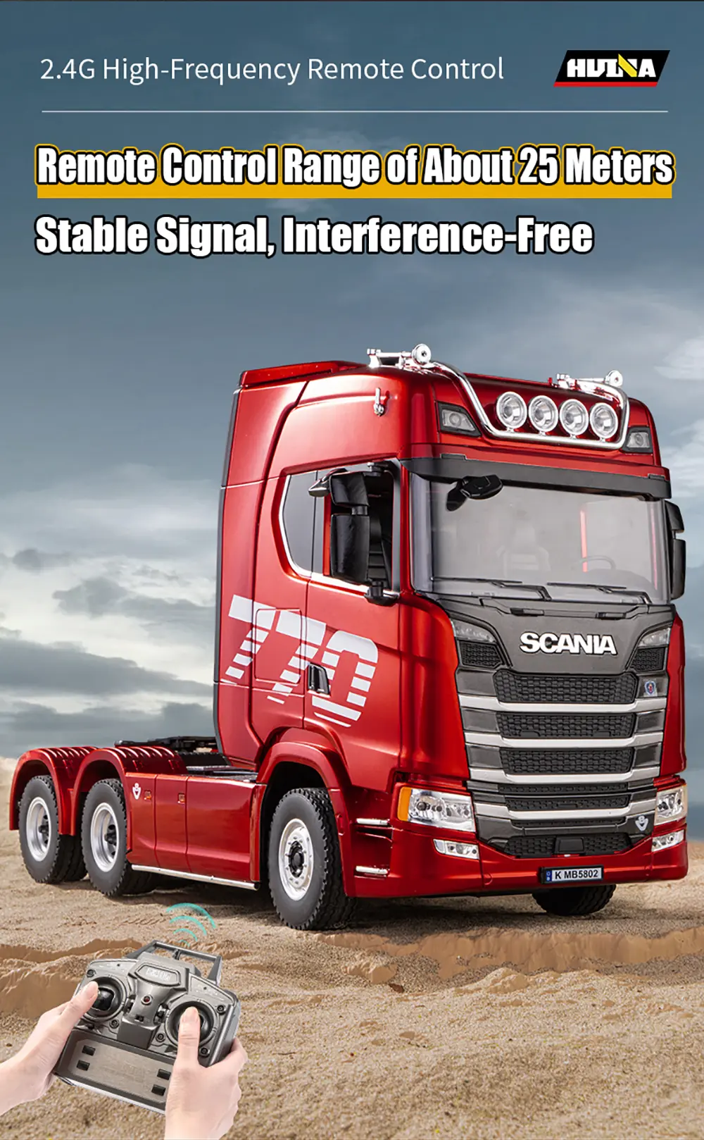 Huina 1501 Scania RC kamion 1:18, 19-kanalni - Slika 17