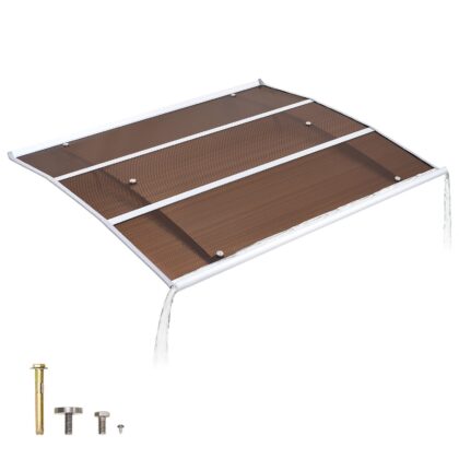 VEVOR nadstrešnica za vrata 99 x 120 cm, TH40X48B-C