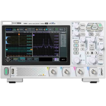 DHO804 digitalni osciloskop 70 MHz, 4 kanala