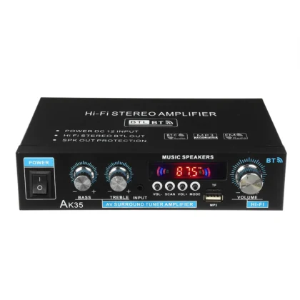 AK35 Bluetooth stereo pojačalo 2 x 30 W s daljinskim upravljačem