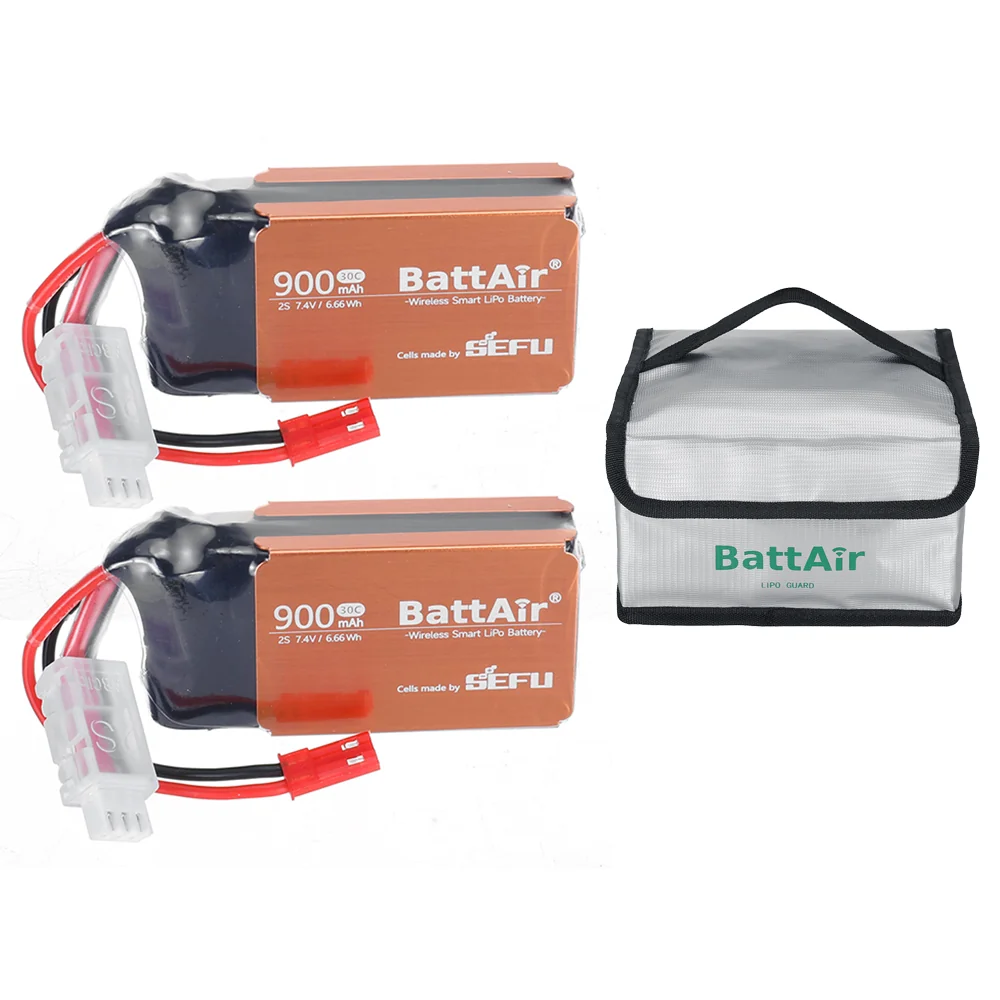 ISDT BattAir 2. gen. 7,4 V 900 mAh 2S LiPo baterija - Slika 20
