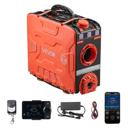 VEVOR dizelski grijač 8 kW 12 V s Bluetoothom