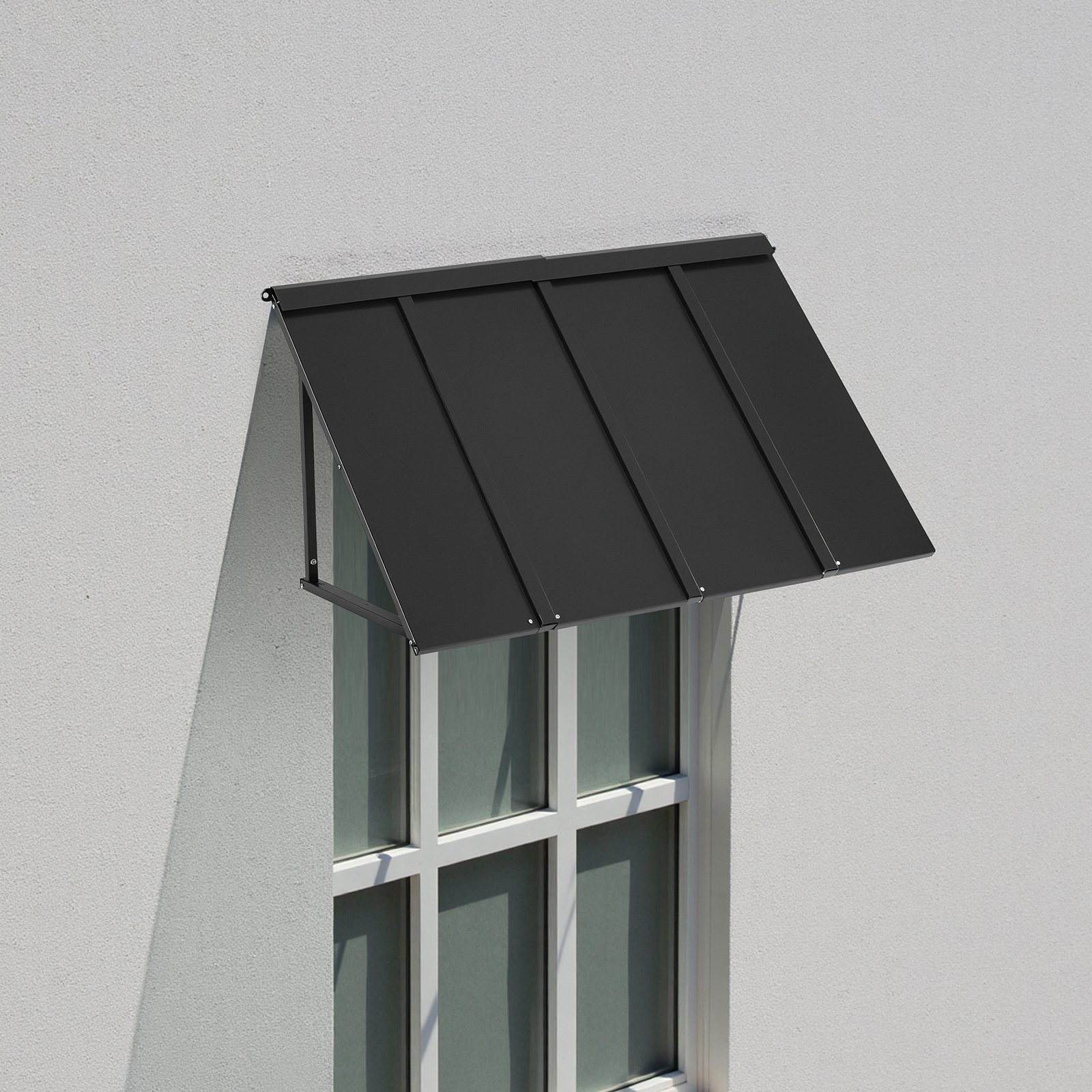 VEVOR metalna nadstrešnica za vrata 112 x 61 cm - Slika 8