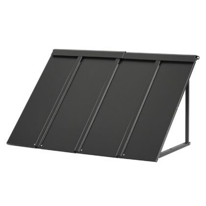 VEVOR metalna nadstrešnica za vrata 112 x 61 cm