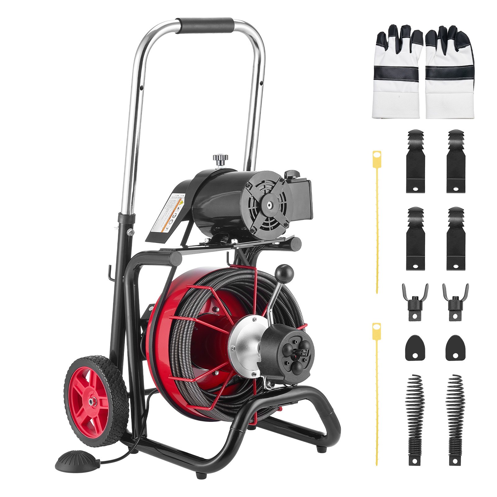 VEVOR RC-9001Y stroj za čišćenje odvoda 30 m x 13 mm