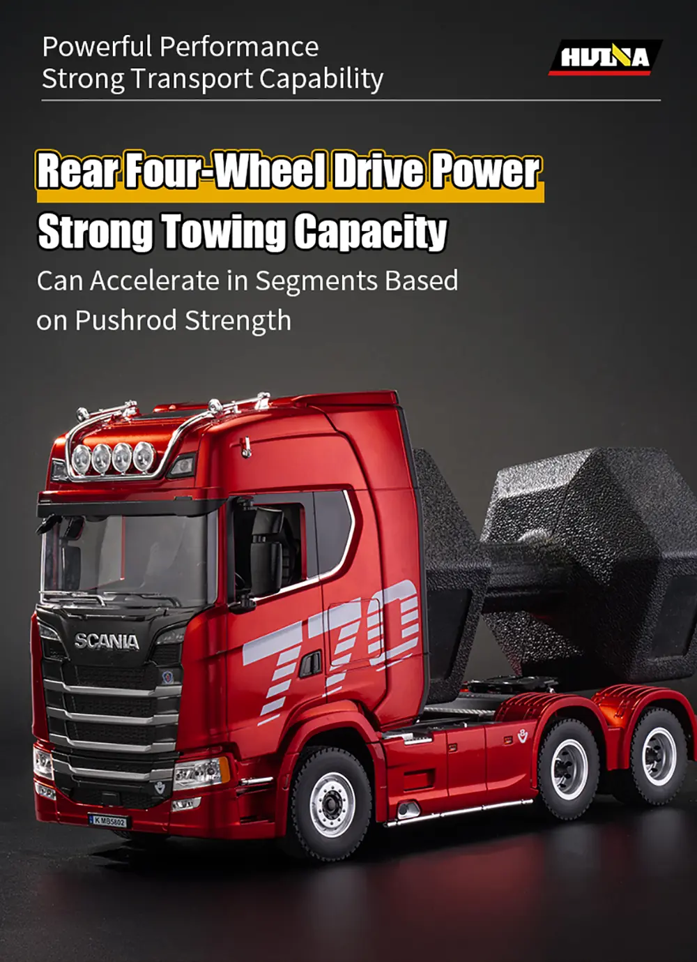 Huina 1501 Scania RC kamion 1:18, 19-kanalni - Slika 16