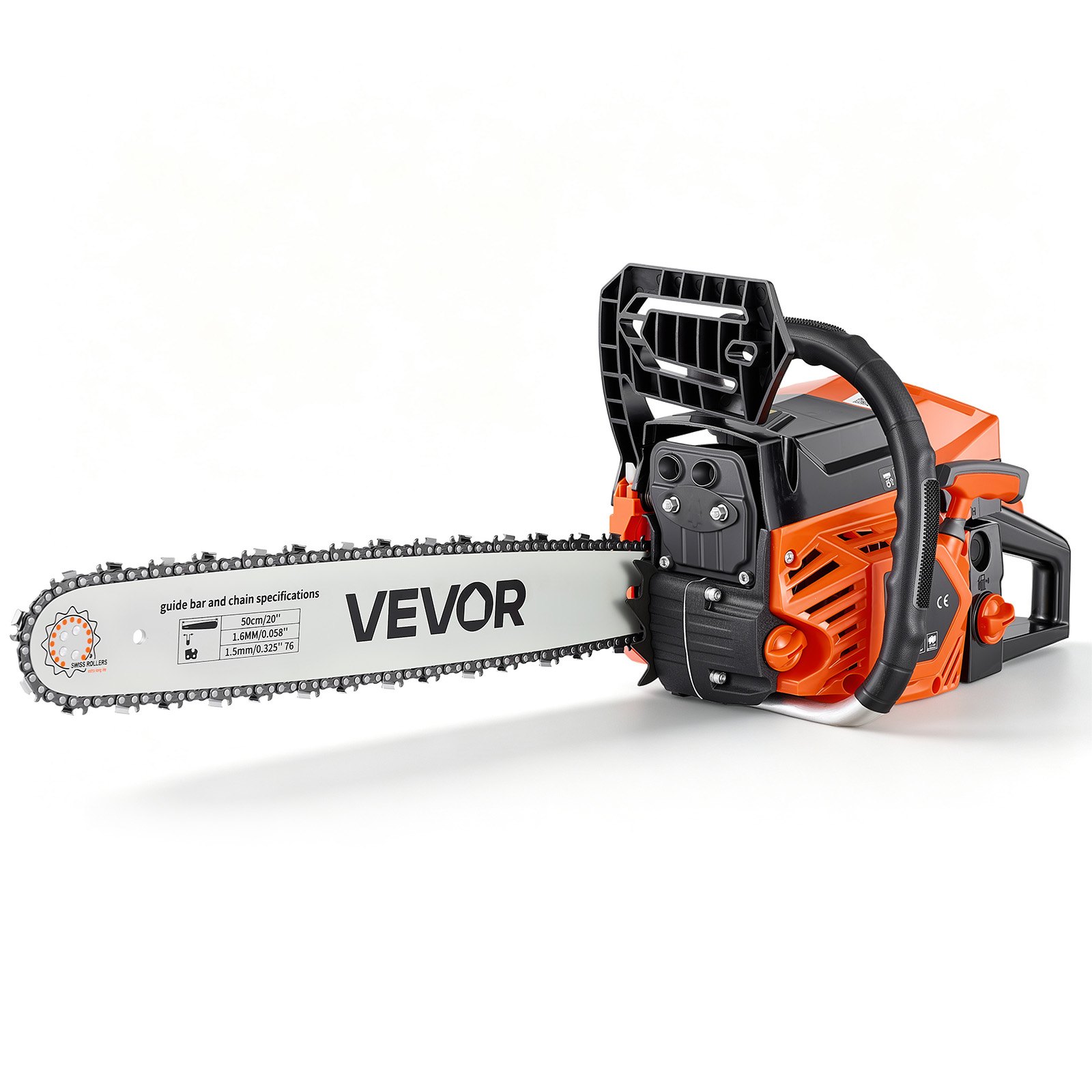 VEVOR OO-5800 benzinska motorna pila 58 cm³, vodilica 50,8 cm