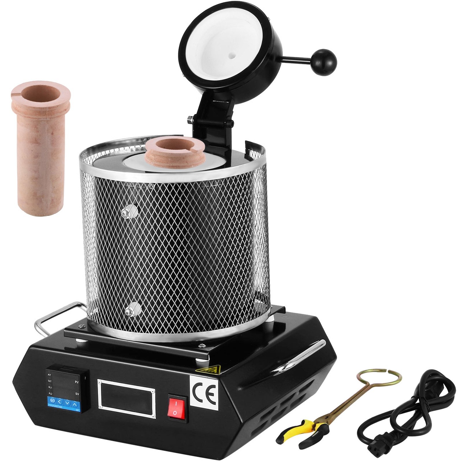 VEVOR električna peć za taljenje zlata 1350 W 1 kg