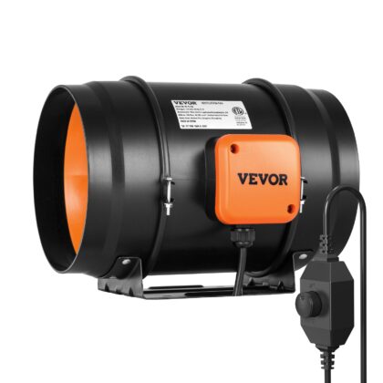 VEVOR GX-08-200 kanalski ventilator 203 mm s regulatorom brzine