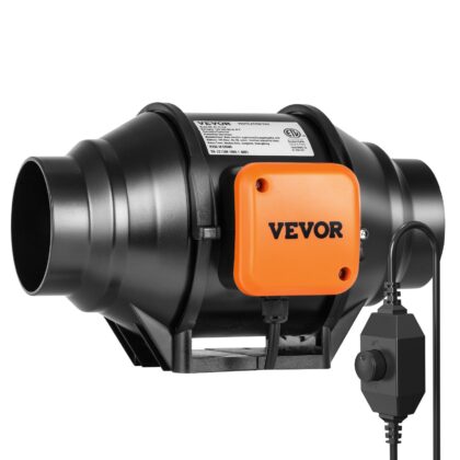 VEVOR GX-04-100 cijevni ventilator 102 mm s regulatorom brzine