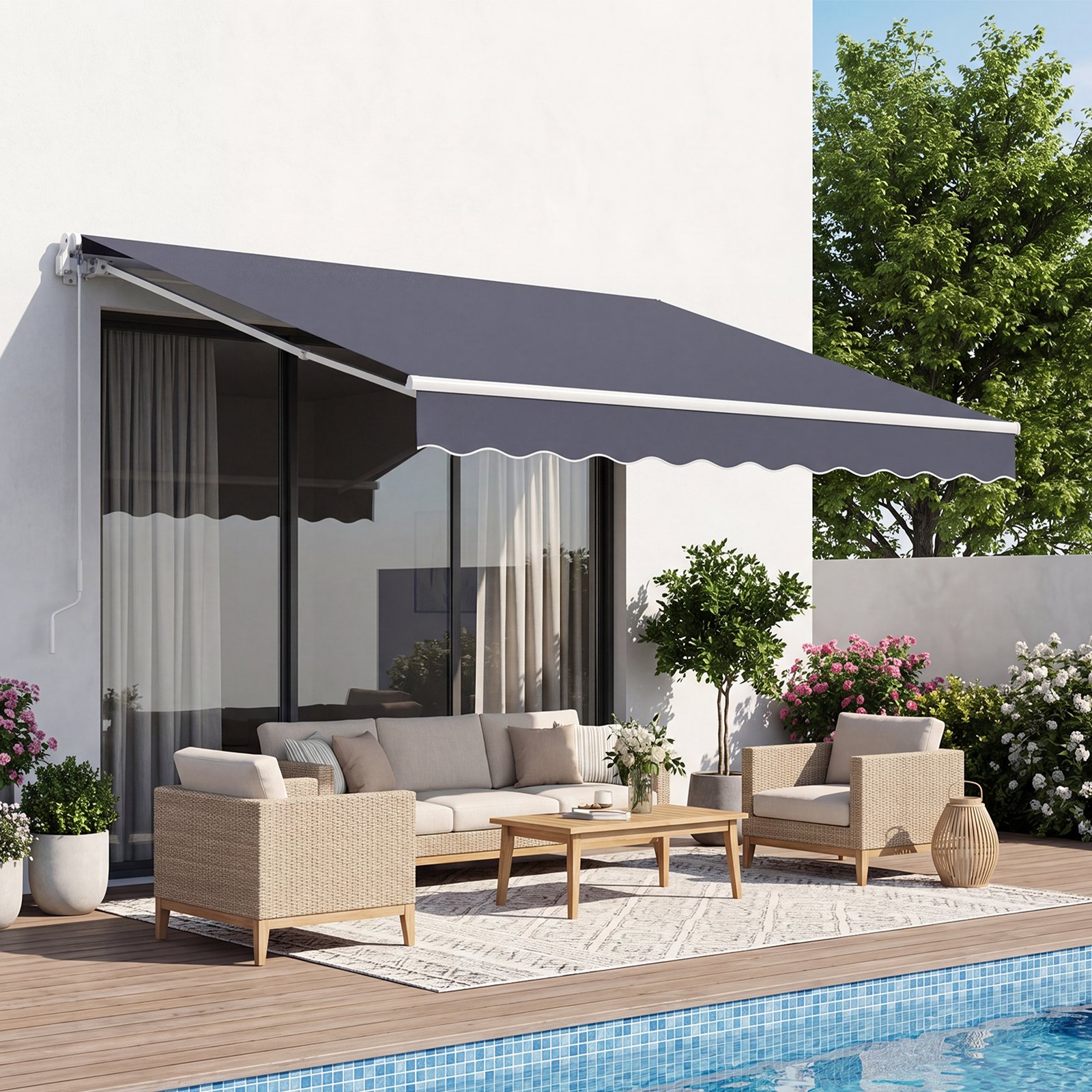 VEVOR tenda s ručnim izvlačenjem 250 x 200 cm RA250200-N