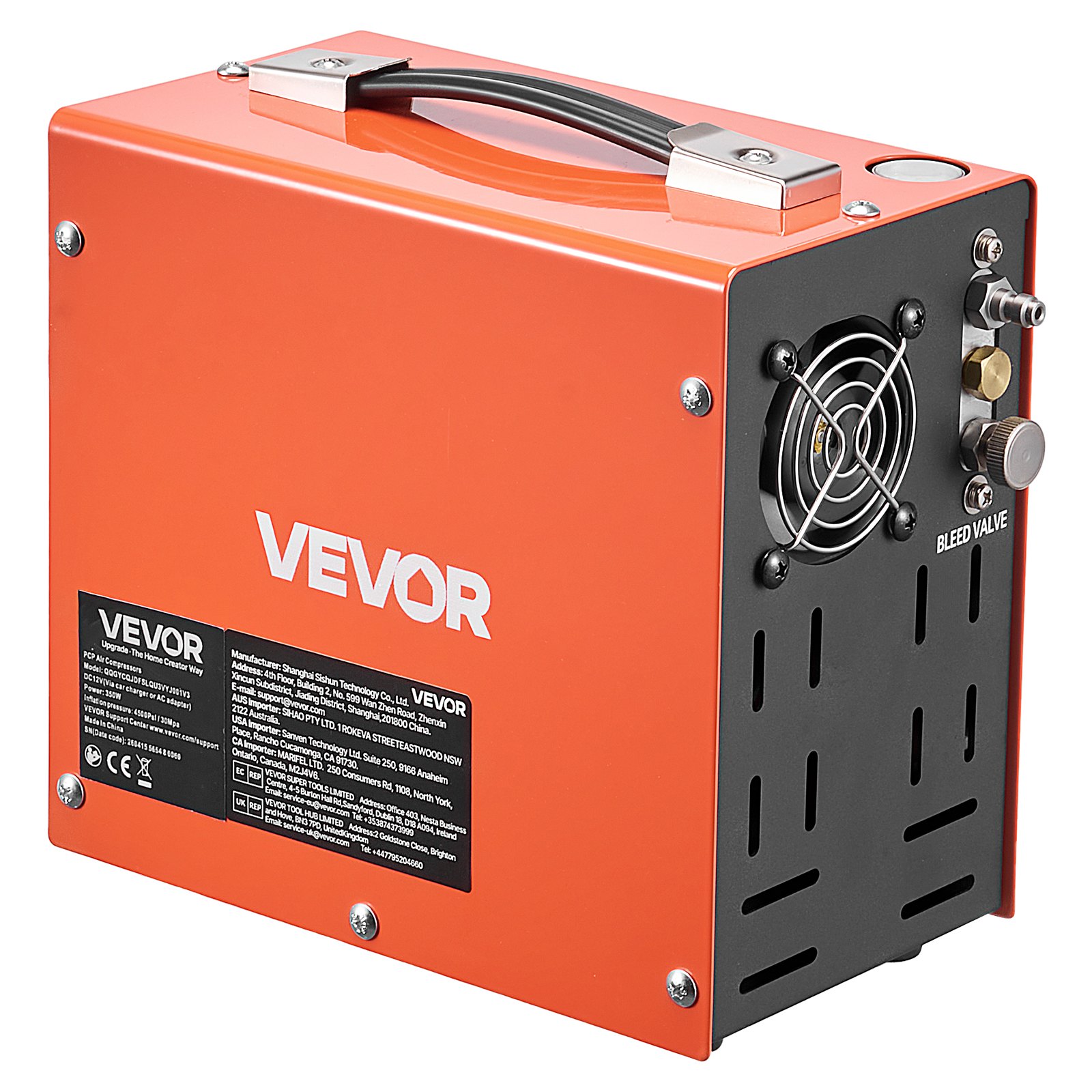 VEVOR PCP kompresor 350 W 310 bar, 12 V / 230 V - Slika 11