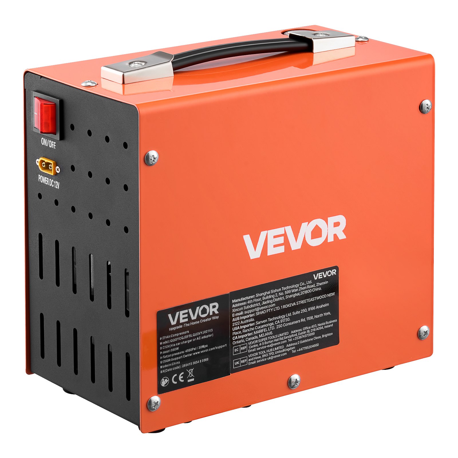 VEVOR PCP kompresor 350 W 310 bar, 12 V / 230 V - Slika 12