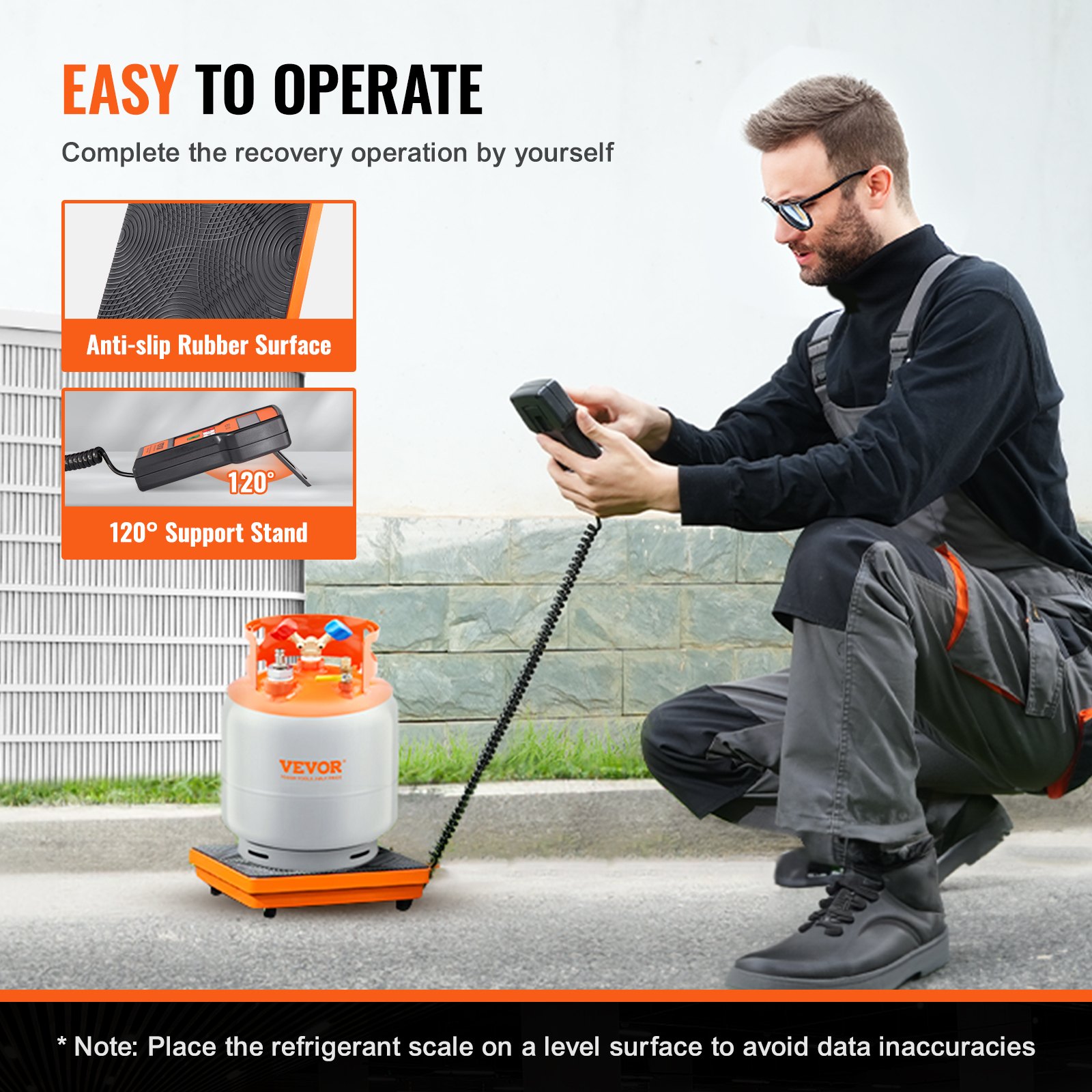 VEVOR LX-36575A digitalna vaga za rashladno sredstvo 50 kg - Slika 6