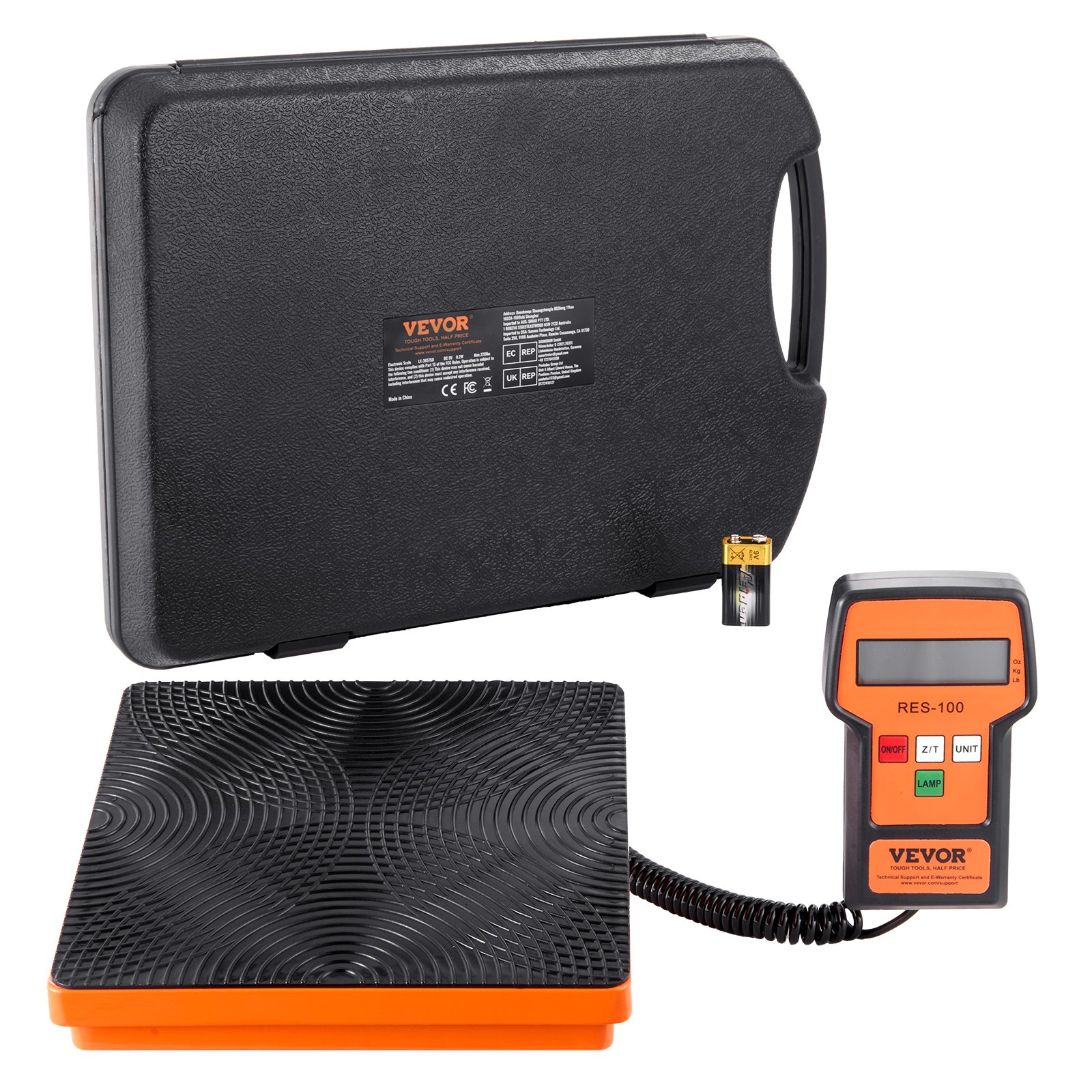 VEVOR LX-36575A digitalna vaga za rashladno sredstvo 50 kg - Slika 12
