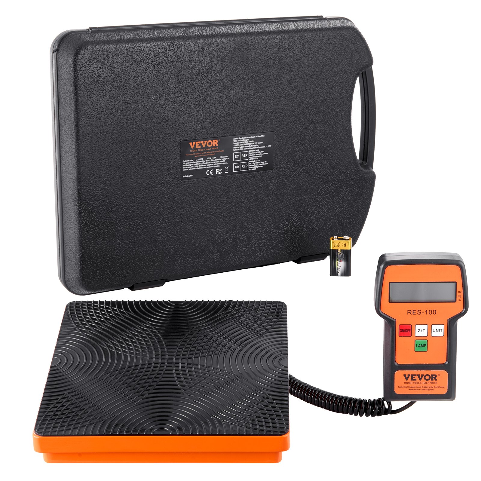 VEVOR LX-36575A digitalna vaga za rashladno sredstvo 50 kg - Slika 9